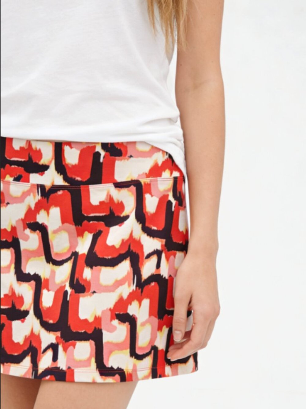 Patagonia SKIRT Organic Cotton Tidal Colorful Geometric Large
